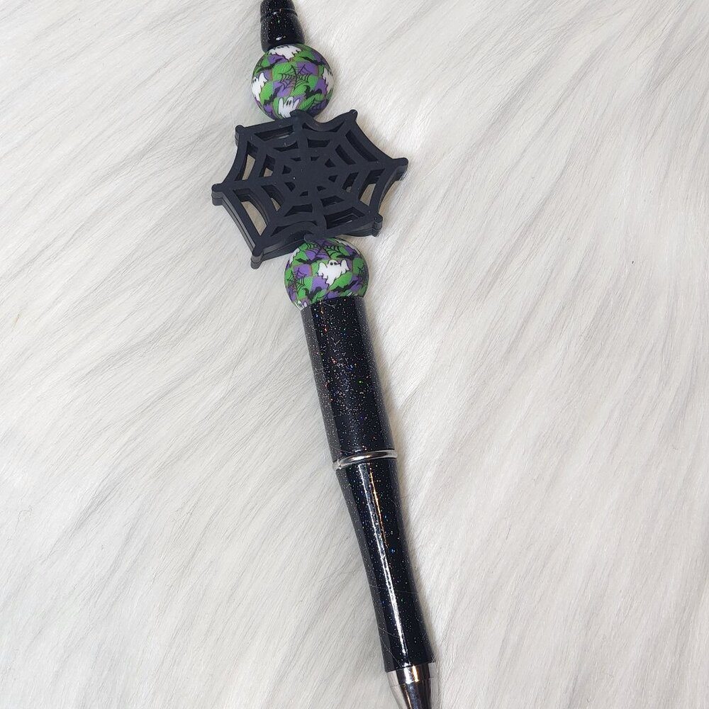 Cobweb Beaded Ink Pen